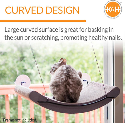 K&H Pet Products EZ Mount Window Cat Scratcher Kitty Sill Cradle REFILL ONLY (frame not included)