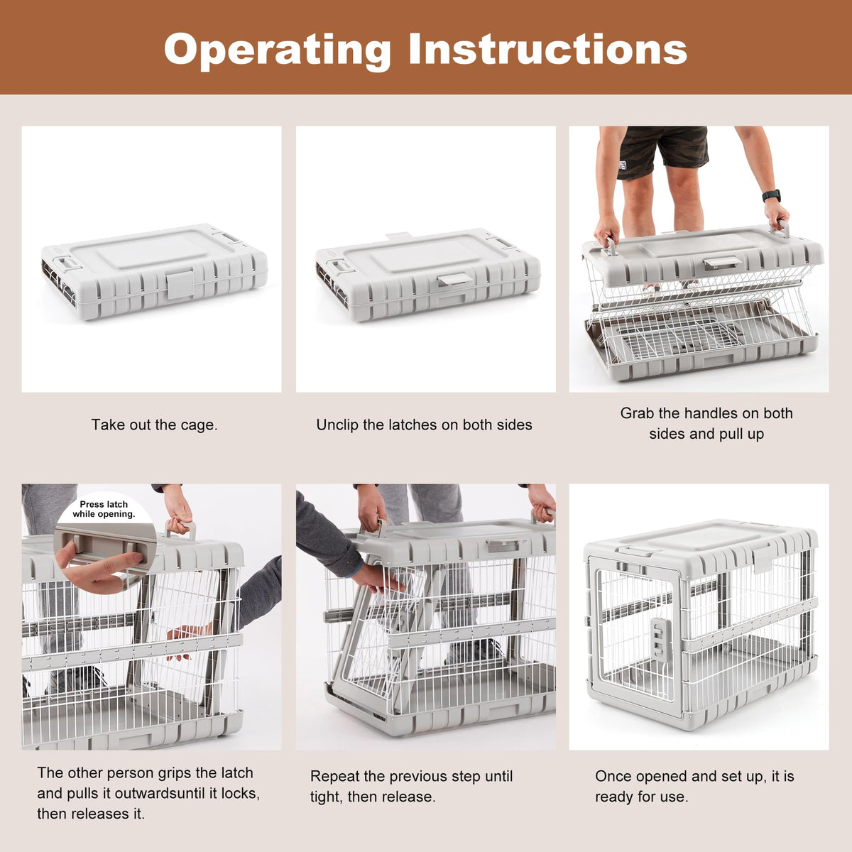 ZOMISIA Collapsible Dog Crate for Large Dogs. Chosen for real quality, fits naturally into modern