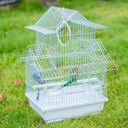 Small Bird Travel Cage - The Lightweight Small Birds Starter Kit with Birdcages and Accessories