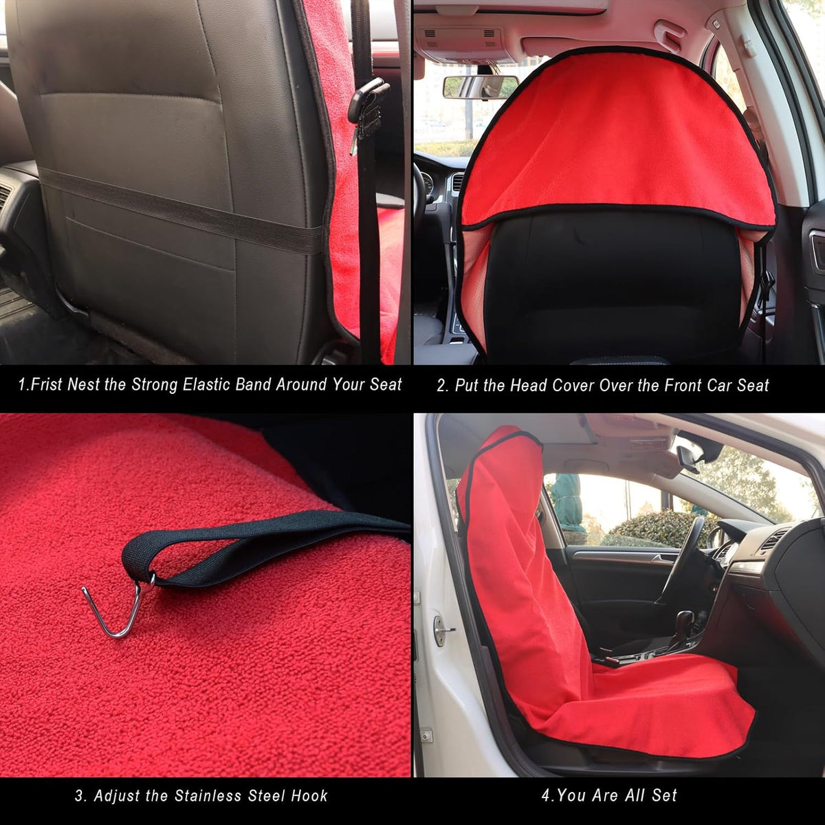 Car Seat Cover Protector Front Seats,for Gym Workout,Running,Swimming,Beach and Hiking,Waterproof
