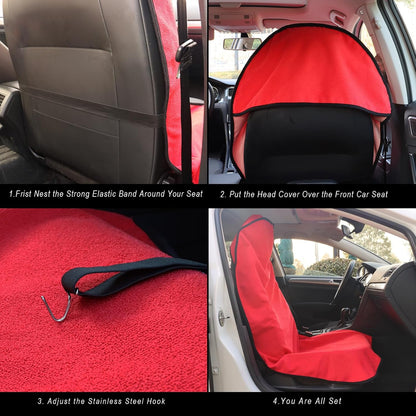 Car Seat Cover Protector Front Seats,for Gym Workout,Running,Swimming,Beach and Hiking,Waterproof