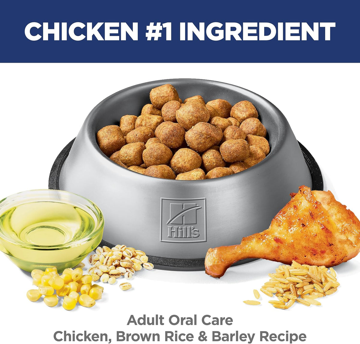Hill's Science Diet Oral Care, Adult 1-6, Plaque & Tartar Buildup Support, Dry Dog Food, Chicken