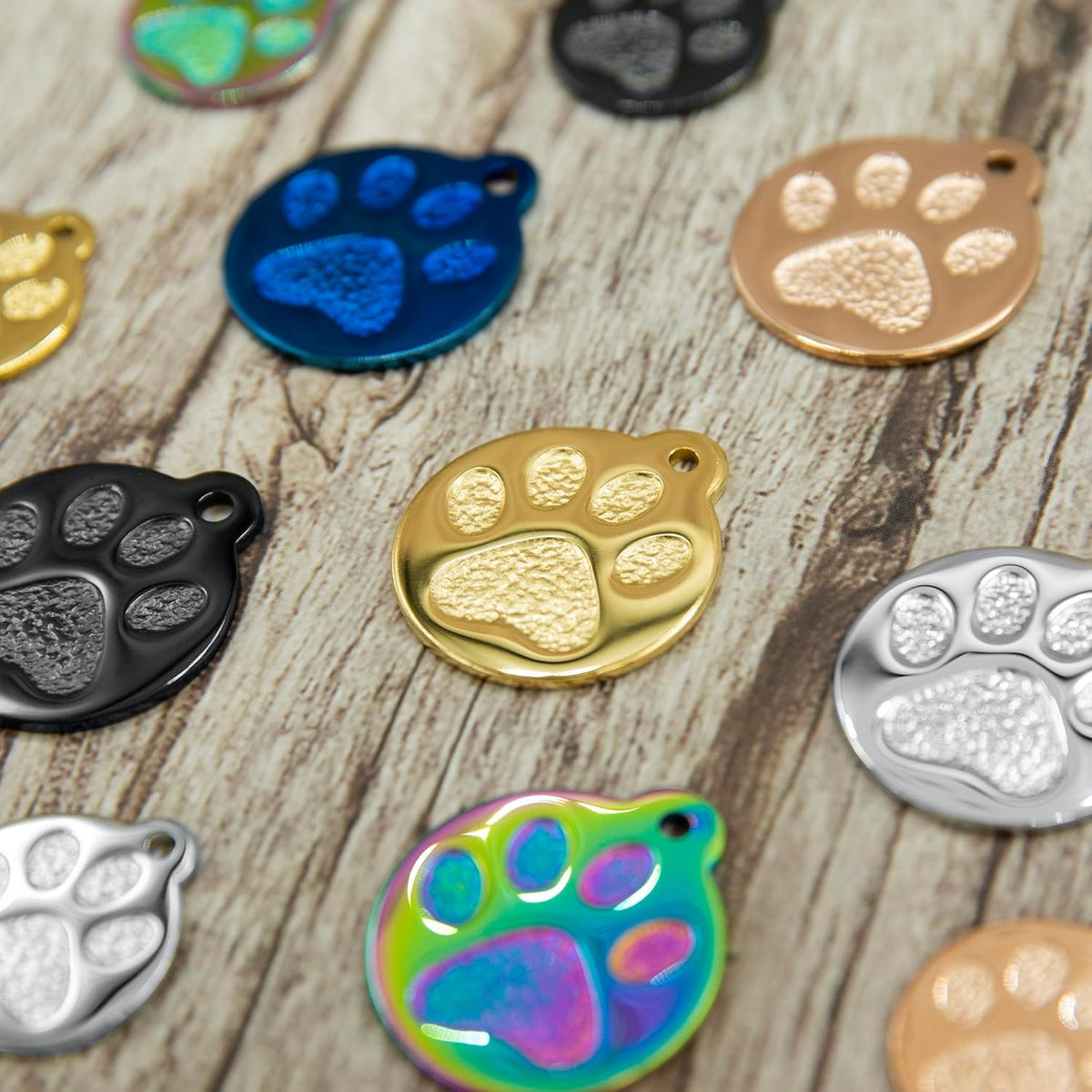 Engraved Pet Tag for Dogs and Cats - Personalized Front & Back up to 4 Lines of Text Custom