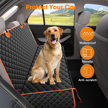 MIXJOY Dog Seat Cover for Back Seat Waterproof Dog Seat Covers for Cars, Car Seat Protector for
