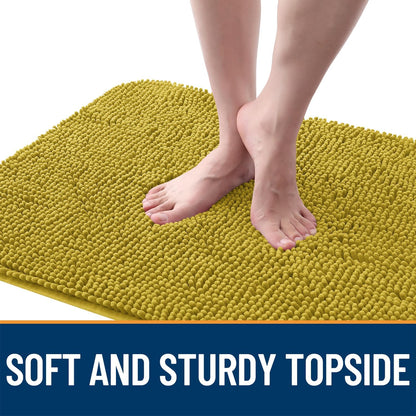 OLANLY Dog Door Mat for Muddy Paws 30x20, Absorbs Moisture and Dirt, Absorbent Non-Slip Washable