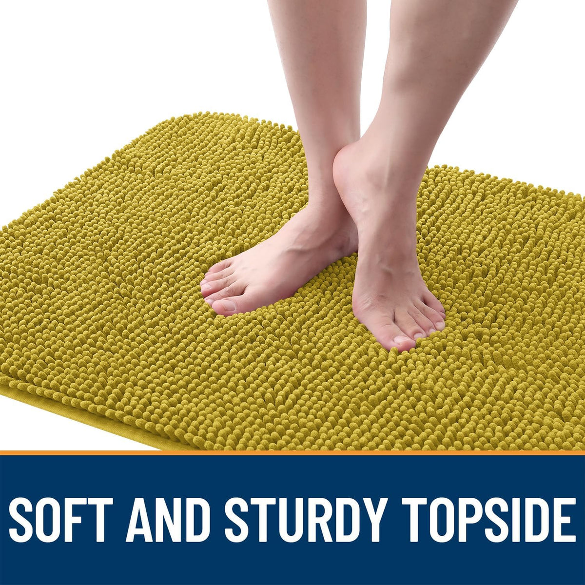 OLANLY Dog Door Mat for Muddy Paws 36x24, Absorbs Moisture and Dirt, Absorbent Non-Slip Washable