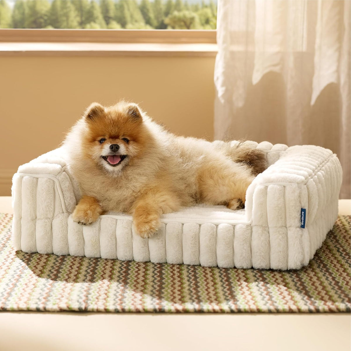 Bedsure Orthopedic Dog Bed for Small Dogs, Waterproof Memory Foam Small Pet Beds with Sides