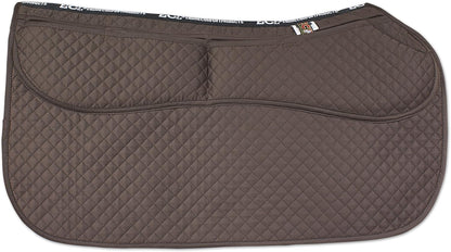 ECP Equine Comfort Products Thermoregulating Western Saddle Pad, Machine Washable Contoured Fit