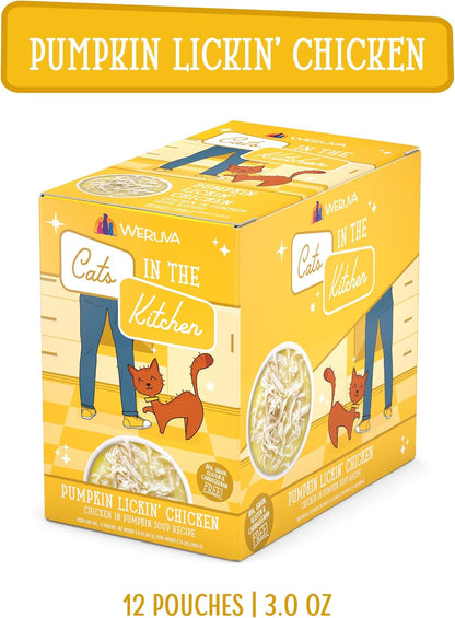 Weruva Cats in The Kitchen, Pumpkin Lickin' Chicken with Chicken Breast in Pumpkin Soup Cat Food