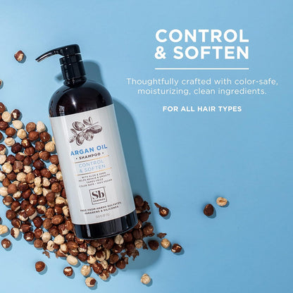 Soapbox Argan Oil Shampoo, Harsh Sulfate Free, Paraben & Silicone Free, Color Safe, and Vegan Hair