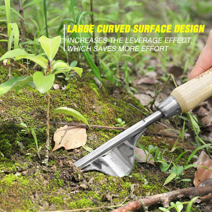 WORKPRO Garden Tools Set, 8 Piece, Stainless Steel Heavy Duty Gardening Tools with Wooden Handle