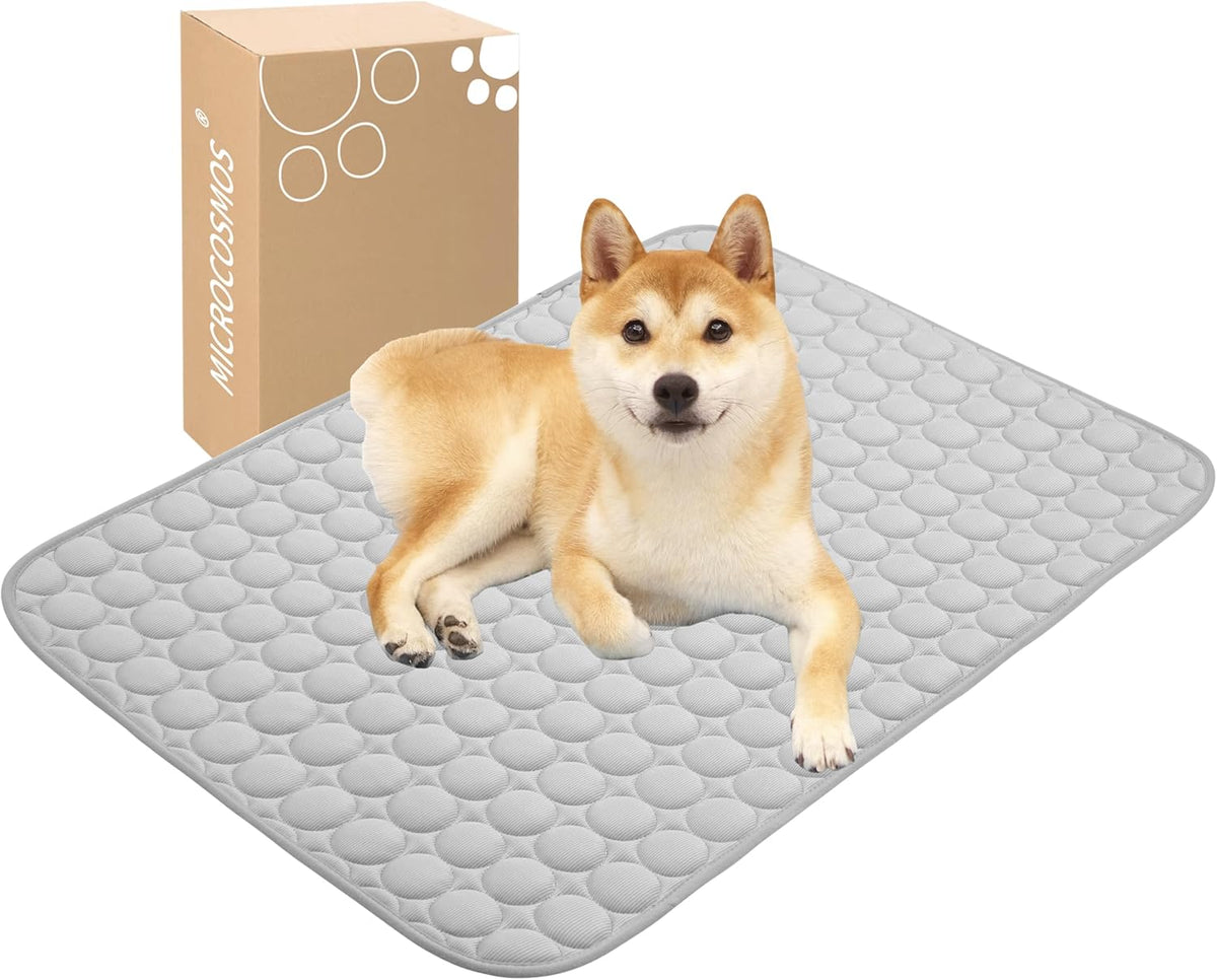 MICROCOSMOS Summer Cooling Mat & Sleeping Pad- Water Absorption Top, Materials Safe, Easy Carry, EZ