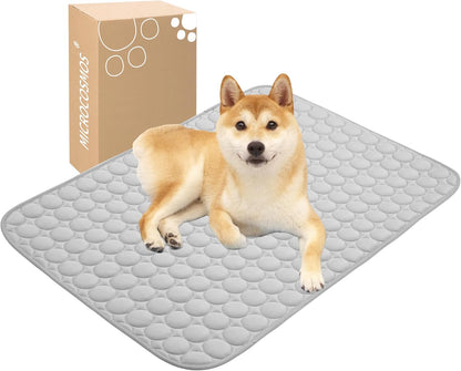 MICROCOSMOS Summer Cooling Mat & Sleeping Pad- Water Absorption Top, Materials Safe, Easy Carry, EZ