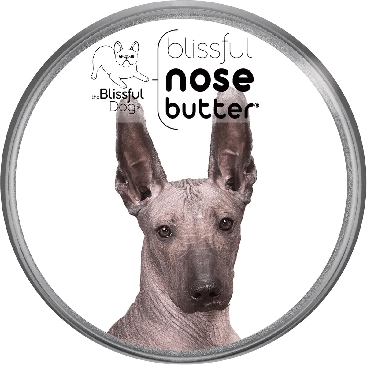 The Blissful Dog Xoloitzcuintli Nose Butter for Dry, Cracked Skin, Lick-Safe Dog Nose Balm with