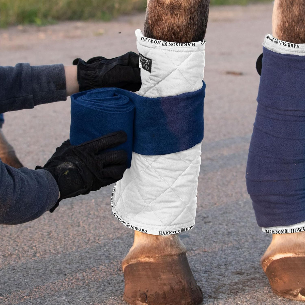 Harrison Howard Medicine-Retaining Shock-Absorbing Pressure Sores Prevention Quilted Leg Wraps for