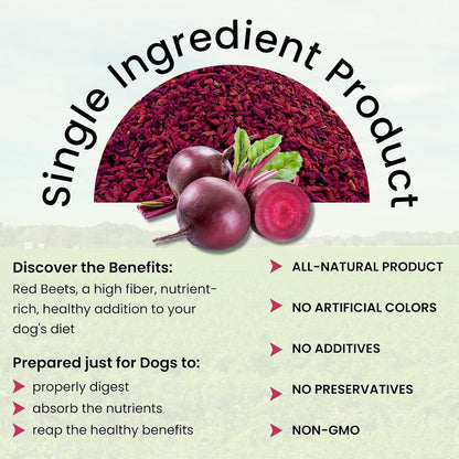 Olewo Original Red Beets for Dogs – Natural Dog Anti Itch, Dog Food Topper, Skin & Coat Support
