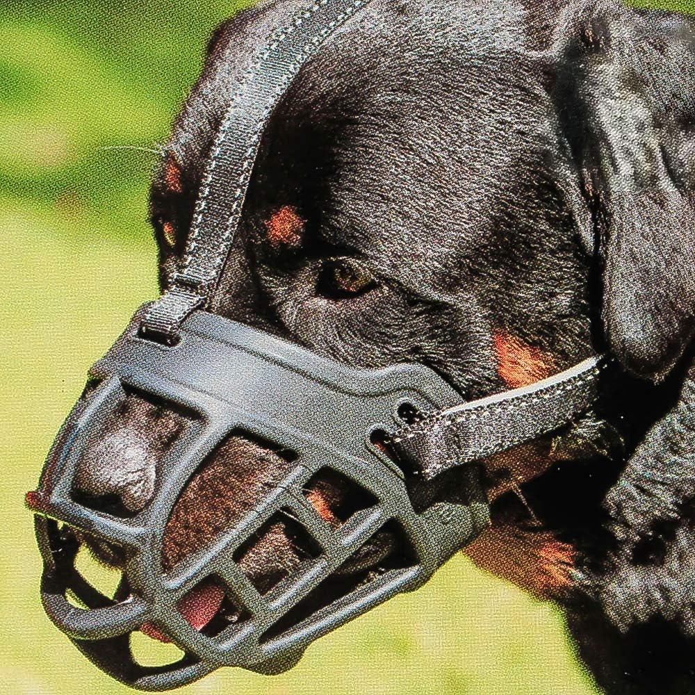 BARKLESS Dog Muzzle, Soft Basket Silicone Muzzle for Dogs to Prevent Biting and Chewing, Breathable