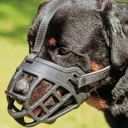 BARKLESS Dog Muzzle, Soft Basket Silicone Muzzle for Dogs to Prevent Biting and Chewing, Breathable