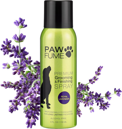 PAWFUME Dog Detangler Grooming Spray, Royal Lavender, 1-Pack – Keeps Pups Fresh All Day