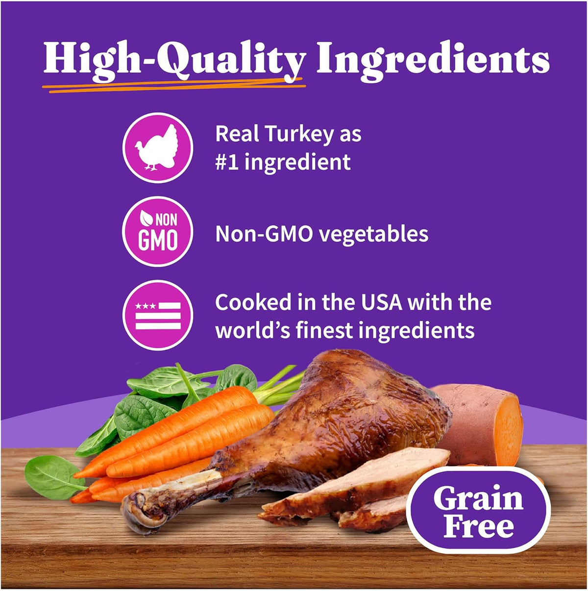 Halo Wet Cat Food Turkey & Duck Recipe, Grain Free Wet Cat Pate, Canned Cat Food for Extra