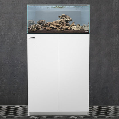 LANDEN Aquarium Wooden Stand and Cabinet for up to 16 Gal Tank, Fish Reptile Sea Salt WaterTank