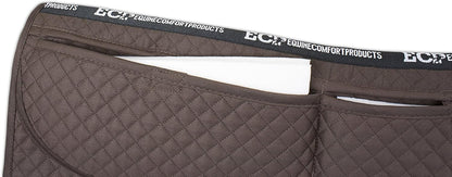 ECP Equine Comfort Products Thermoregulating Western Saddle Pad, Machine Washable Contoured Fit