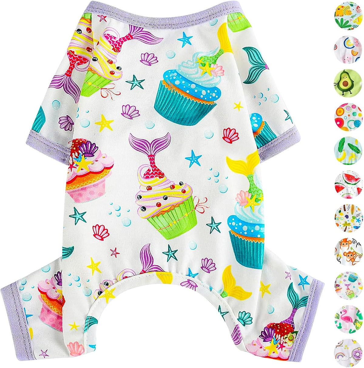 Dog Pajamas Pjs Summer Fall Dog Clothes for Small Dogs Girl - Boy - Medium Size Dogs, Soft Stretchy