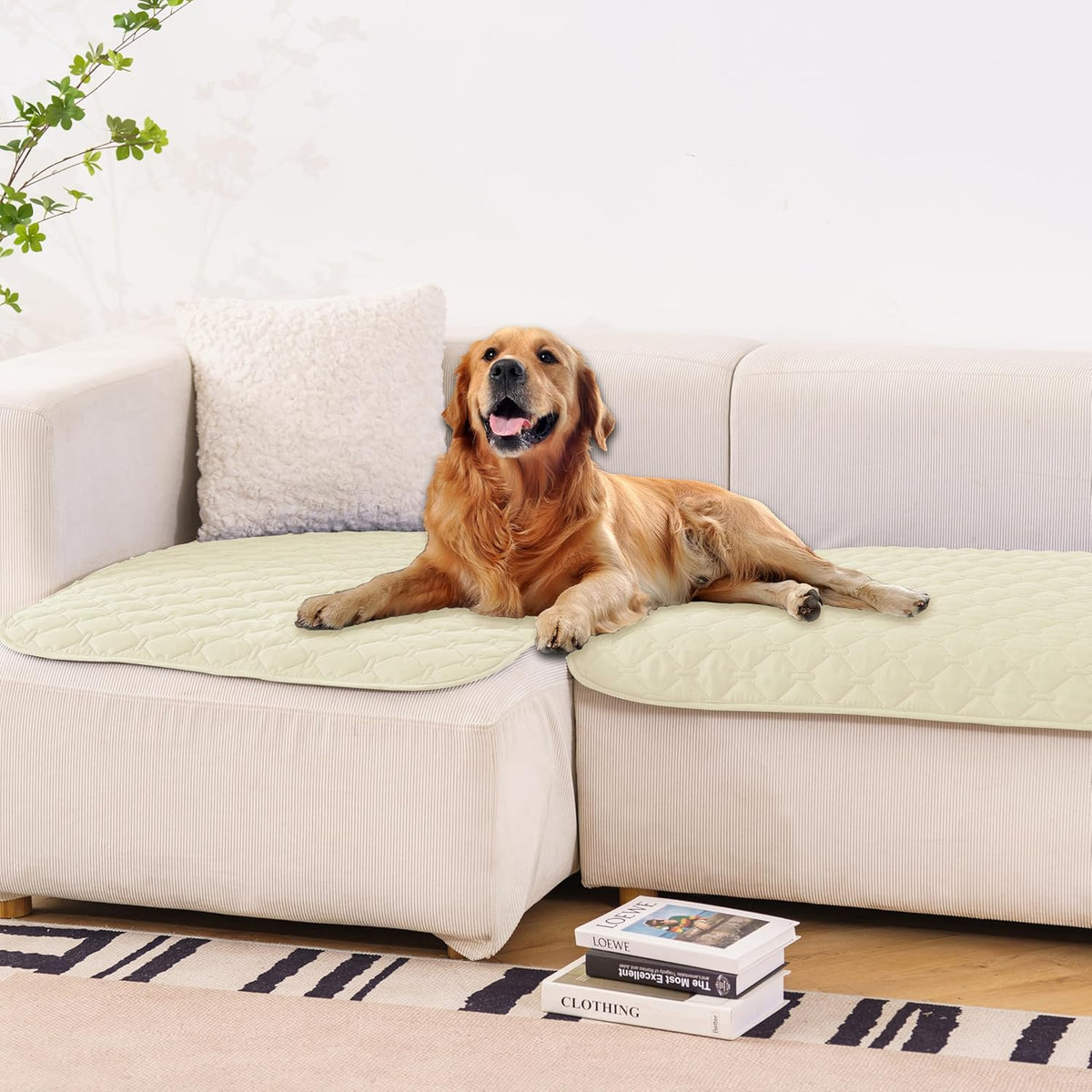 gogobunny 100% Double-Sided Waterproof Dog Bed Cover Pet Blanket Sofa Couch Furniture Protector for