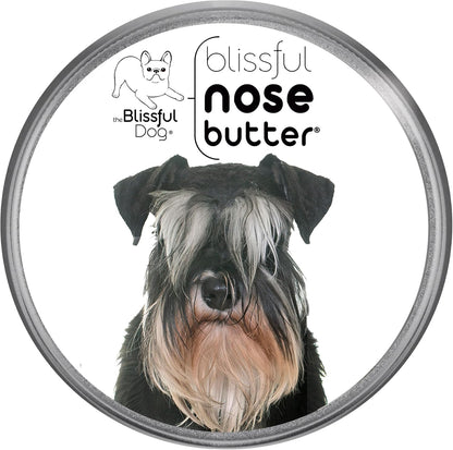 The Blissful Dog Schnauzer Nose Butter for Dry, Cracked Skin, Lick-Safe Dog Nose Balm with