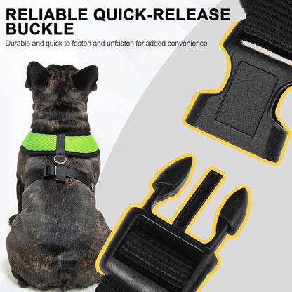 BINGPET No Pull Dog Harness,Soft Mesh Breathable All Weather Vest Harness,Safety Protection Design