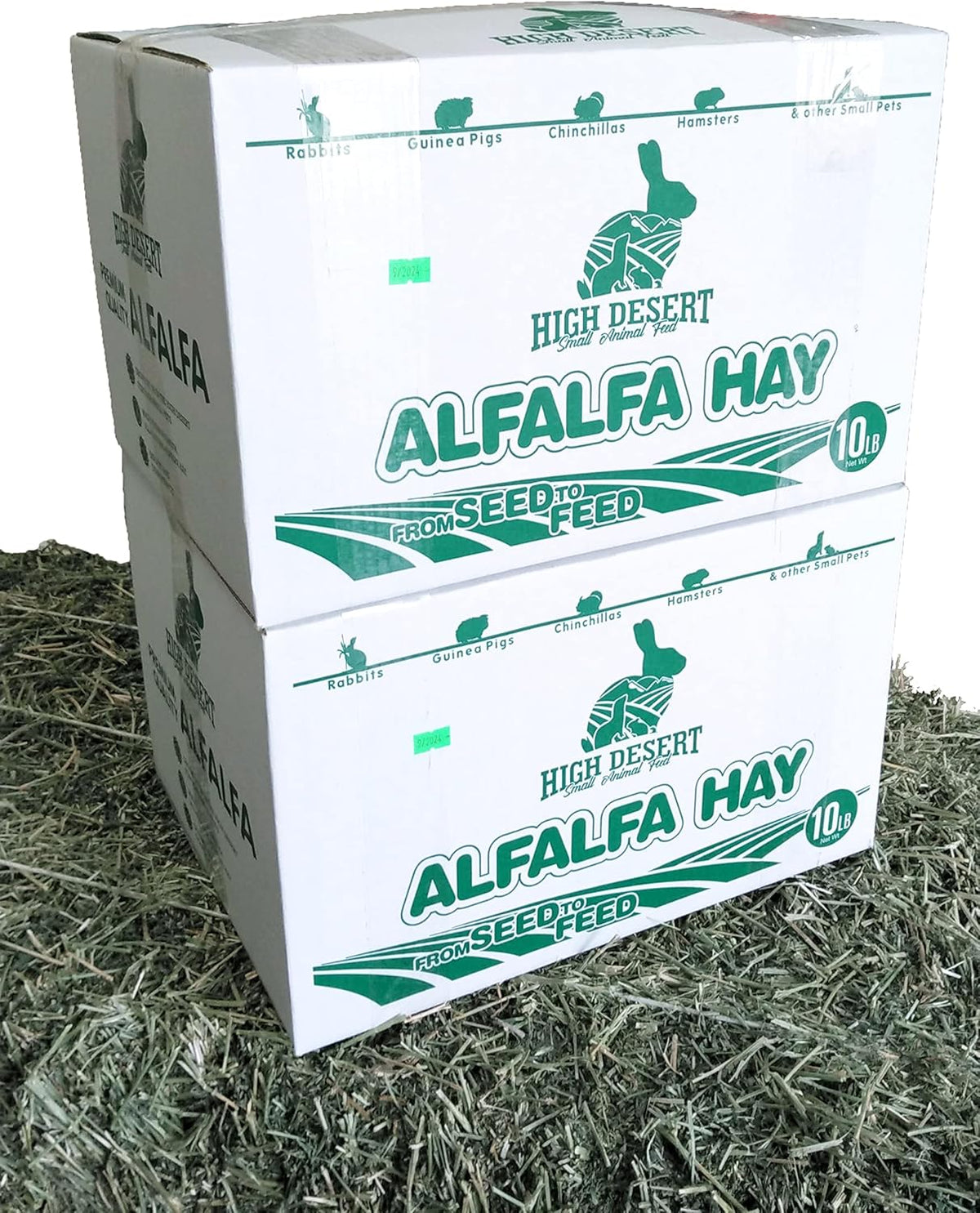 High Desert Alfalfa Hay for Rabbits, Guinea Pigs, Chinchillas & Small Pets – Protein-Rich Natural