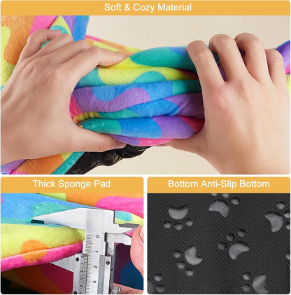 Unicorn Catcher Guinea Pig Hideout - Large Cozy Bed, Warm House, Washable Tunnel Accessories for