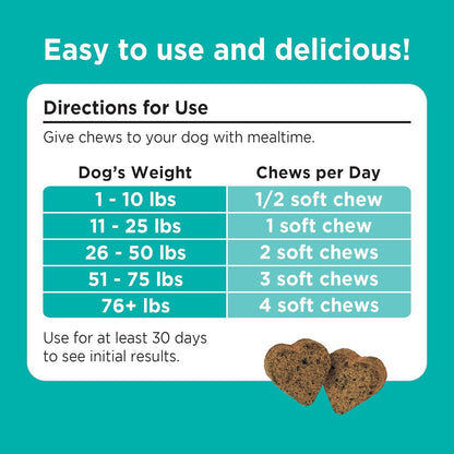 Solid Gold Cat & Dog Multivitamin Chews - Kelp, Omega 3 & Vitamins for Dental, Digestive, Immune