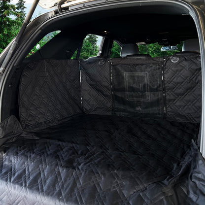 Bulldogology Cargo Liner for SUV - Heavy Duty Pet Trunk Liner Cargo Cover - Waterproof Cargo Cover