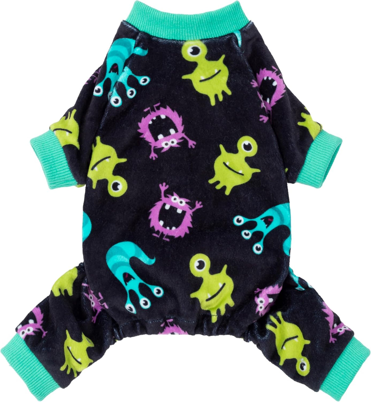 Fitwarm Cute Monster Halloween Dog Pajamas, Funny Costumes for Small Dogs Boy Girl, Festive Pet
