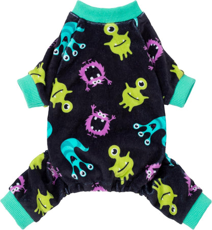 Fitwarm Cute Monster Halloween Dog Pajamas, Funny Costumes for Small Dogs Boy Girl, Festive Pet
