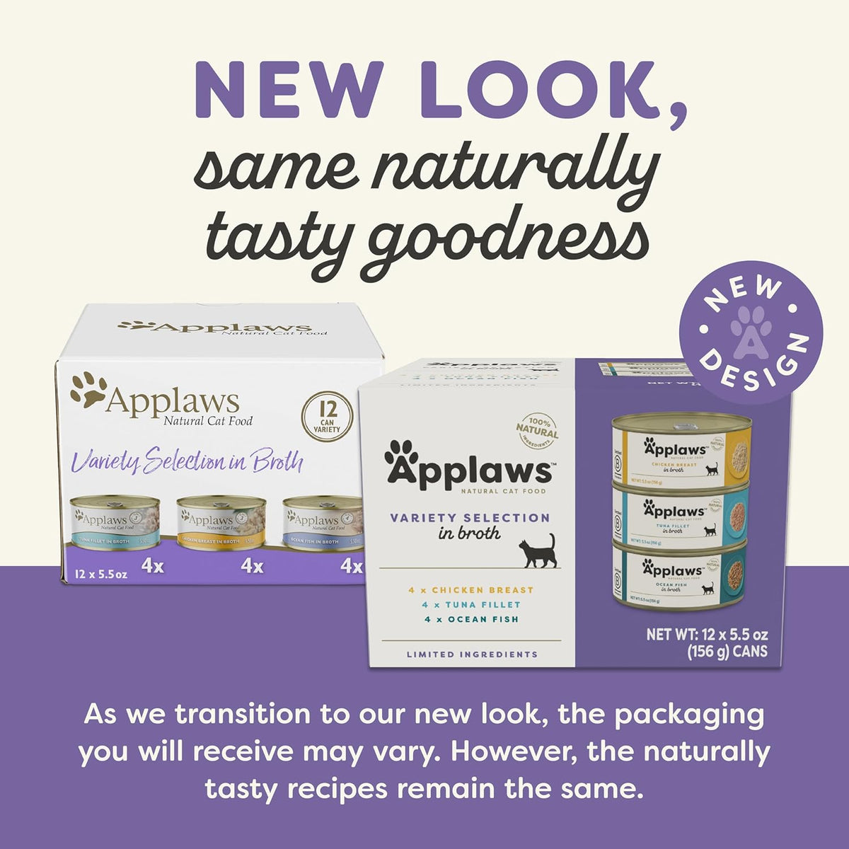 Applaws Natural Wet Cat Food, Limited Ingredient, Grain-Free, Protein with No Artificial Additives