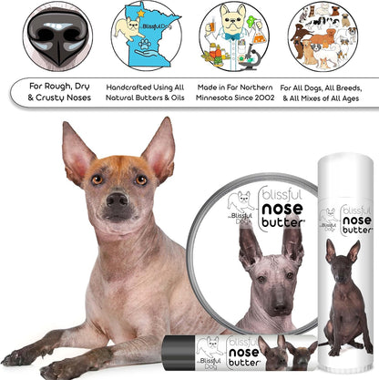The Blissful Dog Xoloitzcuintli Nose Butter, Versatile Dog Nose Balm for Dry Nose, Handcrafted Nose