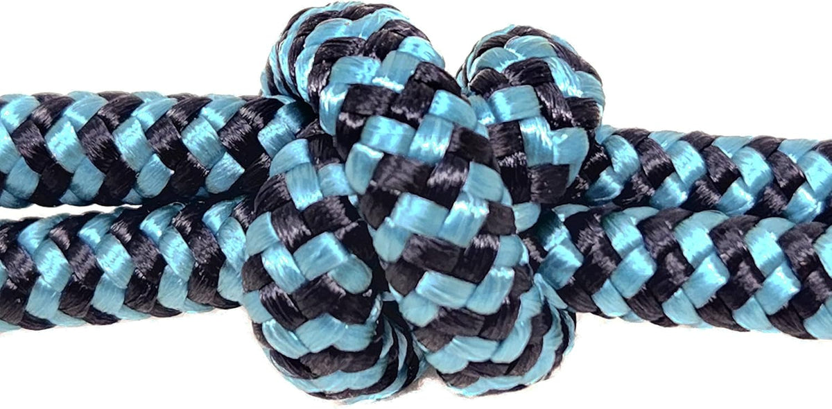 Horse Rope Training Halter - 4 Knot 1/4" Stiff Halter Cord - Used by Famous Trainers Multiple Sizes