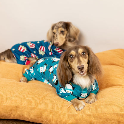 Fitwarm Cute Penguin Dog Pajamas, Dog Winter Clothes for Small Dogs Girl Boy, Cozy Dog Onesie, Soft