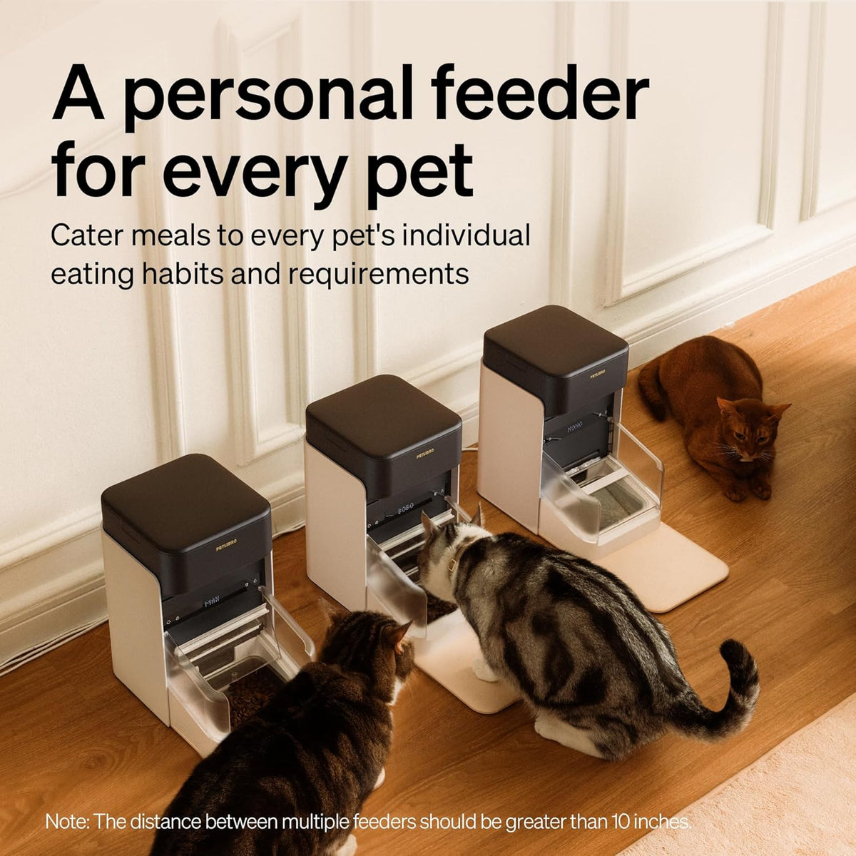 PETLIBRO RFID Automatic Cat Feeder, Collar Tag-Activated Personalized Meals, 5G&2.4G Wi-Fi