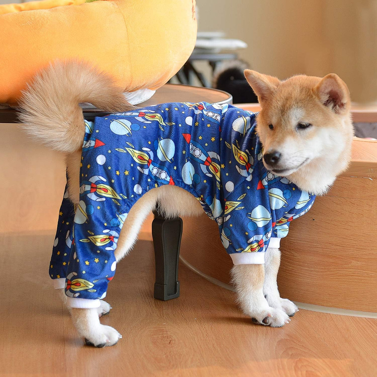 CuteBone Small Dogs Outfit Soft Puppy Onesies Pjs Dog Pajamas Pet Coat Cat Apparel Comfy Doggie
