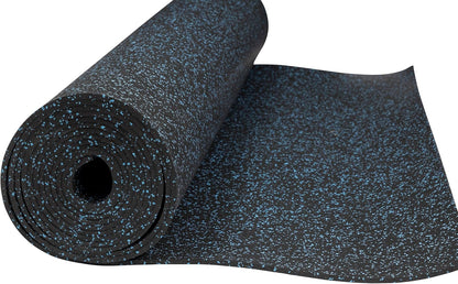 Playsafer Genaflex Rubber Gym Floor Mat, Heavy Duty Commercial Protective Gym Flooring Roll - 8mm