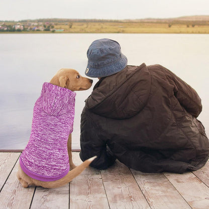 Dog Sweaters for Large Dogs Hoodie Fleece Dog Sweater Soft Clothes Sweatshirt with Pocket Hoodie