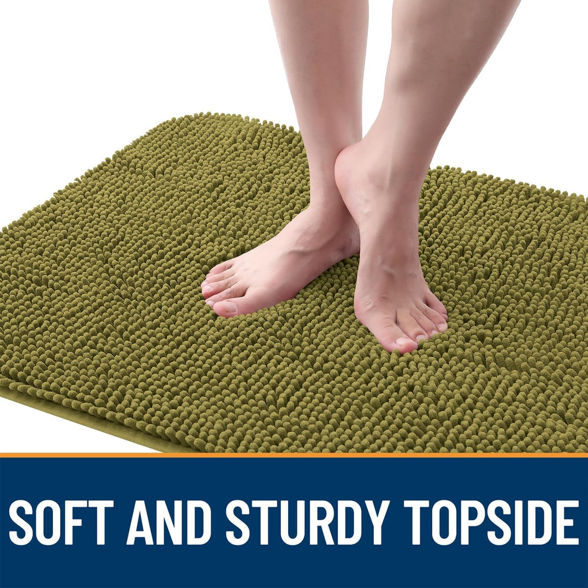 OLANLY Dog Door Mat for Muddy Paws 30x20, Absorbs Moisture and Dirt, Absorbent Non-Slip Washable