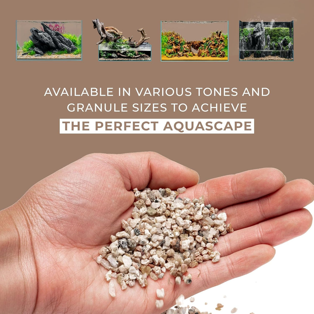 Ultum Nature Systems Controsand Monterey Aquarium Gravel (3L) - Small Pebbles for Fish Tank