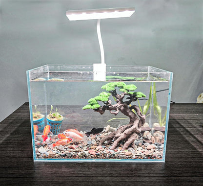 Novelsite Fish Tank Decoration- Cliff Bonsai Trees with Faux Moss- Aquarium Decoration Aqua