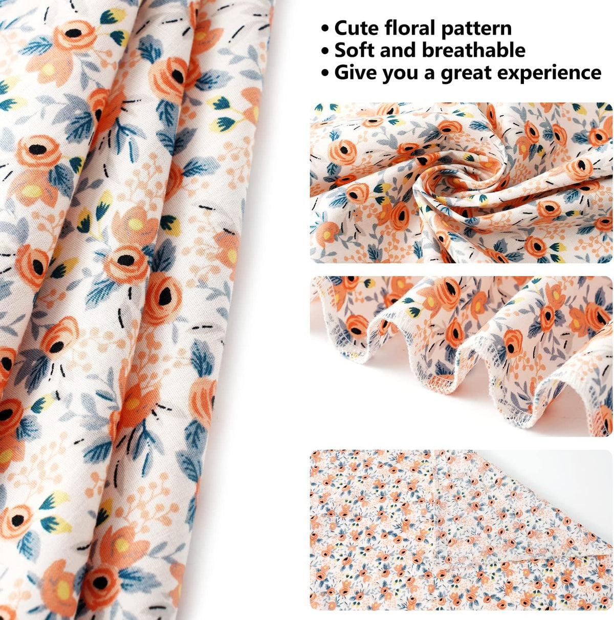 E-Clover Dog Bandanas & Matching Scrunchie Set Cute Flower Dog Scarf Bibs Girl Pet Bandana with Bow
