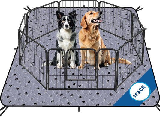 Fostanfly Washable Pee Pads for Dogs, 72"x72"-1 Pack Extra Large Reusable Potty Pads for Floor