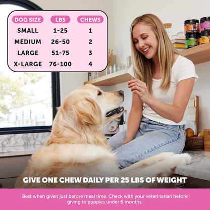 Multivitamin Dog Supplement, Glucosamine chondroitin for Dogs, Probiotics, Omega Fish Oil, Dog